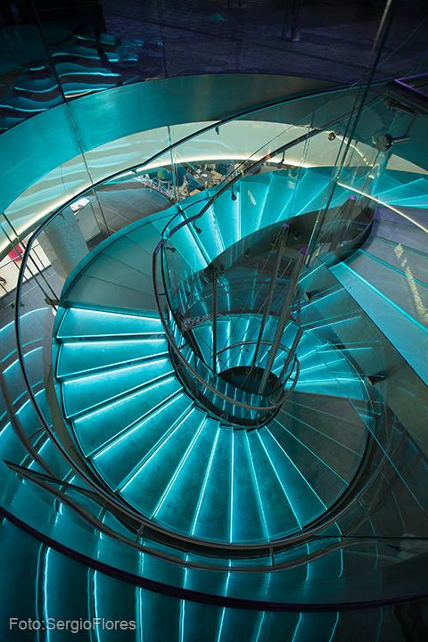 Escalera caracol Las Glorias