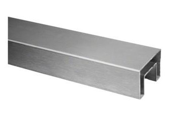 Pasamanos rectangular de acero inoxidable